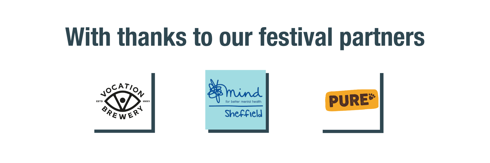 With thanks to our festival partners...